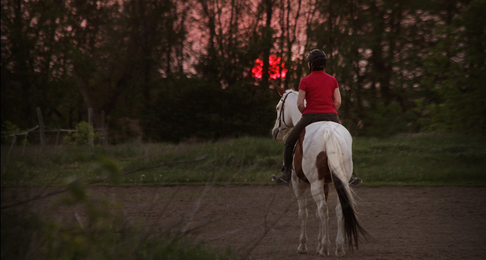 équitation et calme